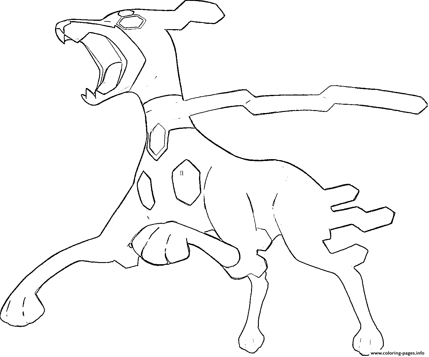 44 Pokemon Coloring Pages Xerneas Pictures