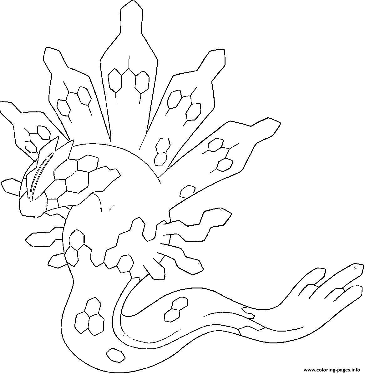 zygarde coloring page ideas pokemon