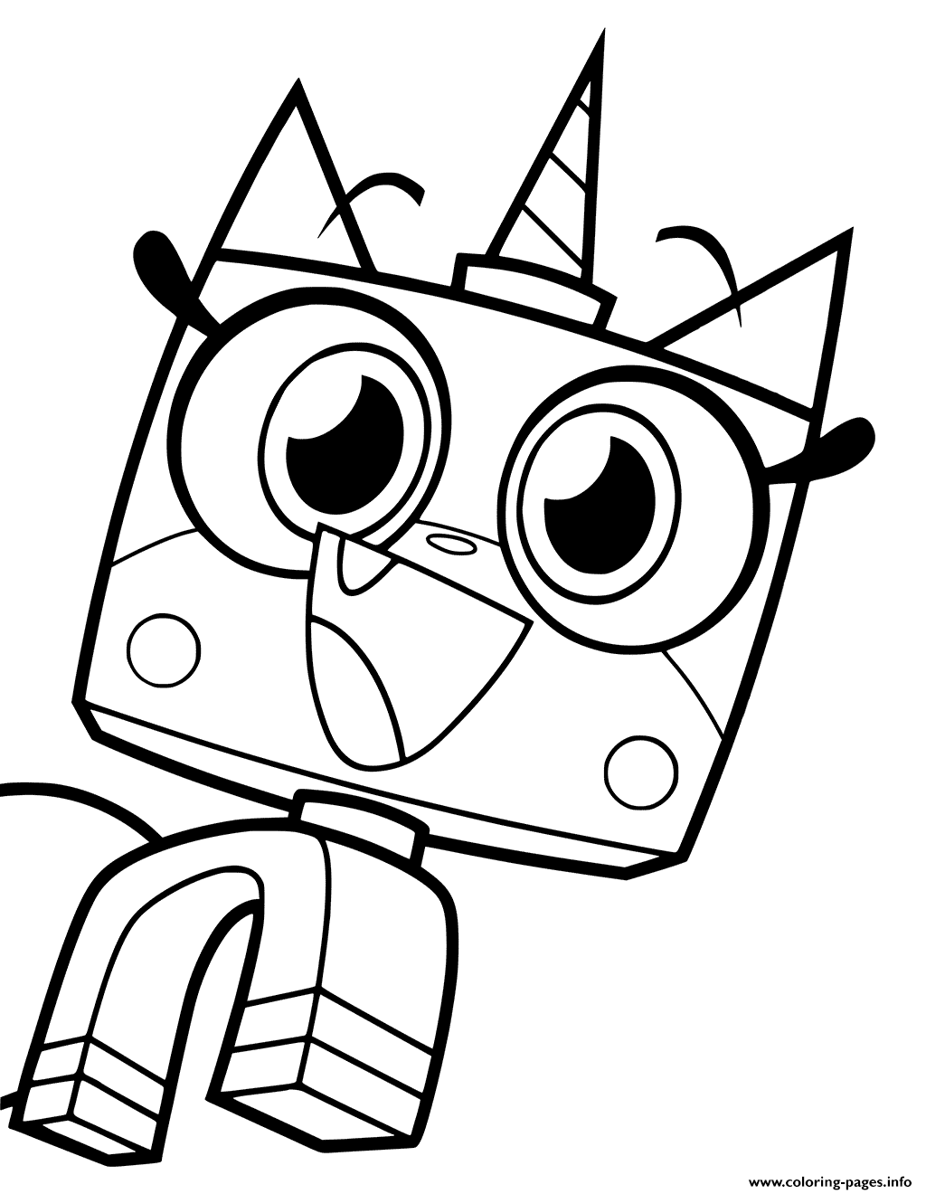 Princess Unikittys coloring pages