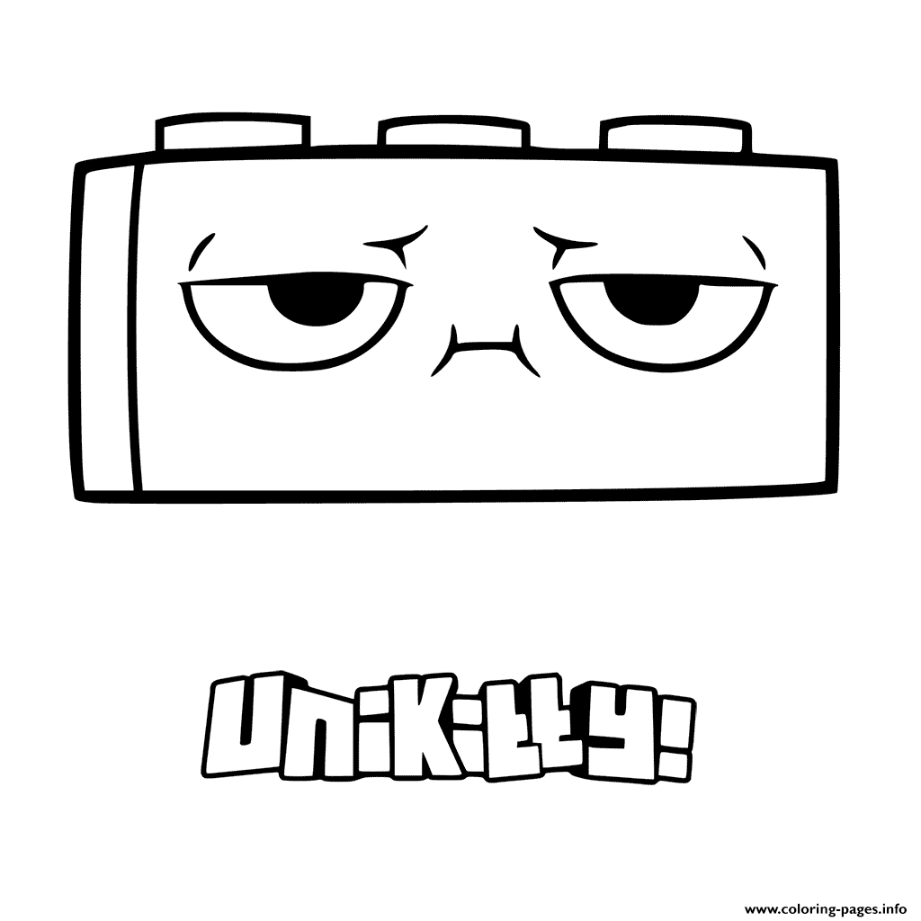 LEGO Brick Richard coloring pages