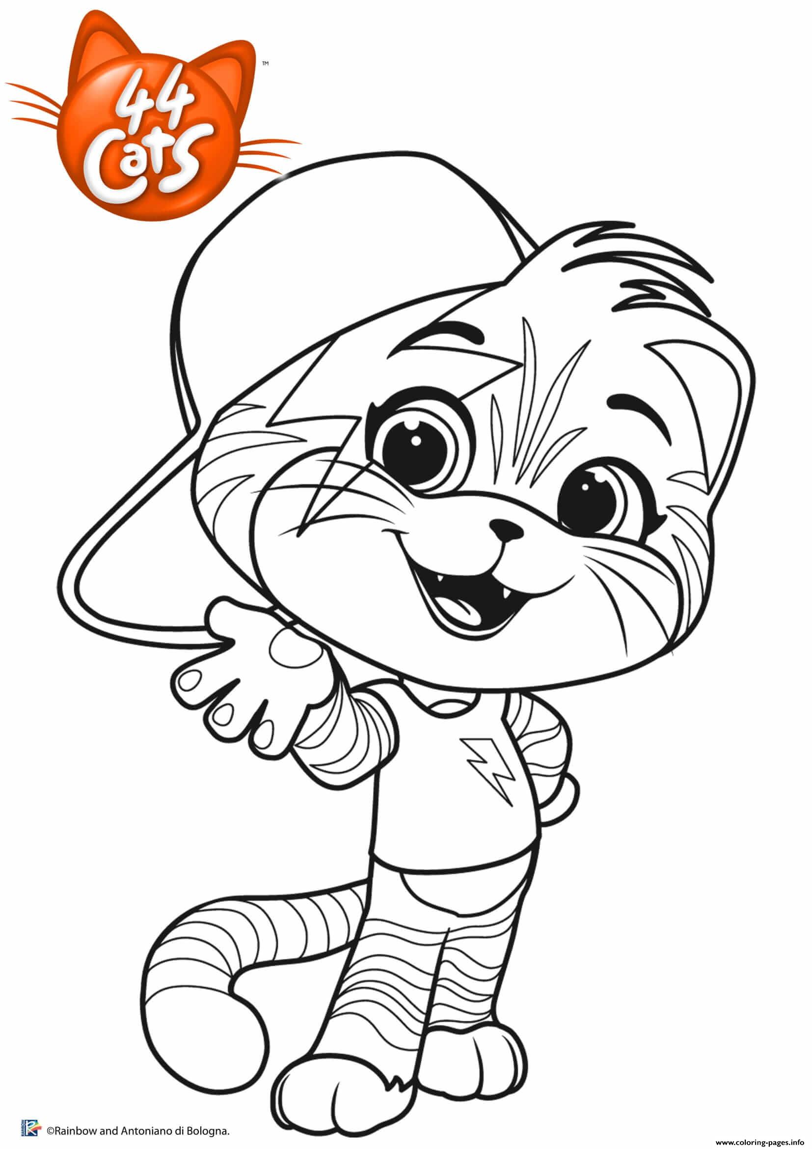 Lampo 44 Cats Coloring Pages Printable