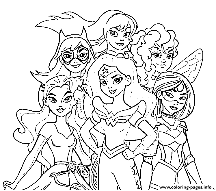 Wonder Woman DC Superhero Girls coloring