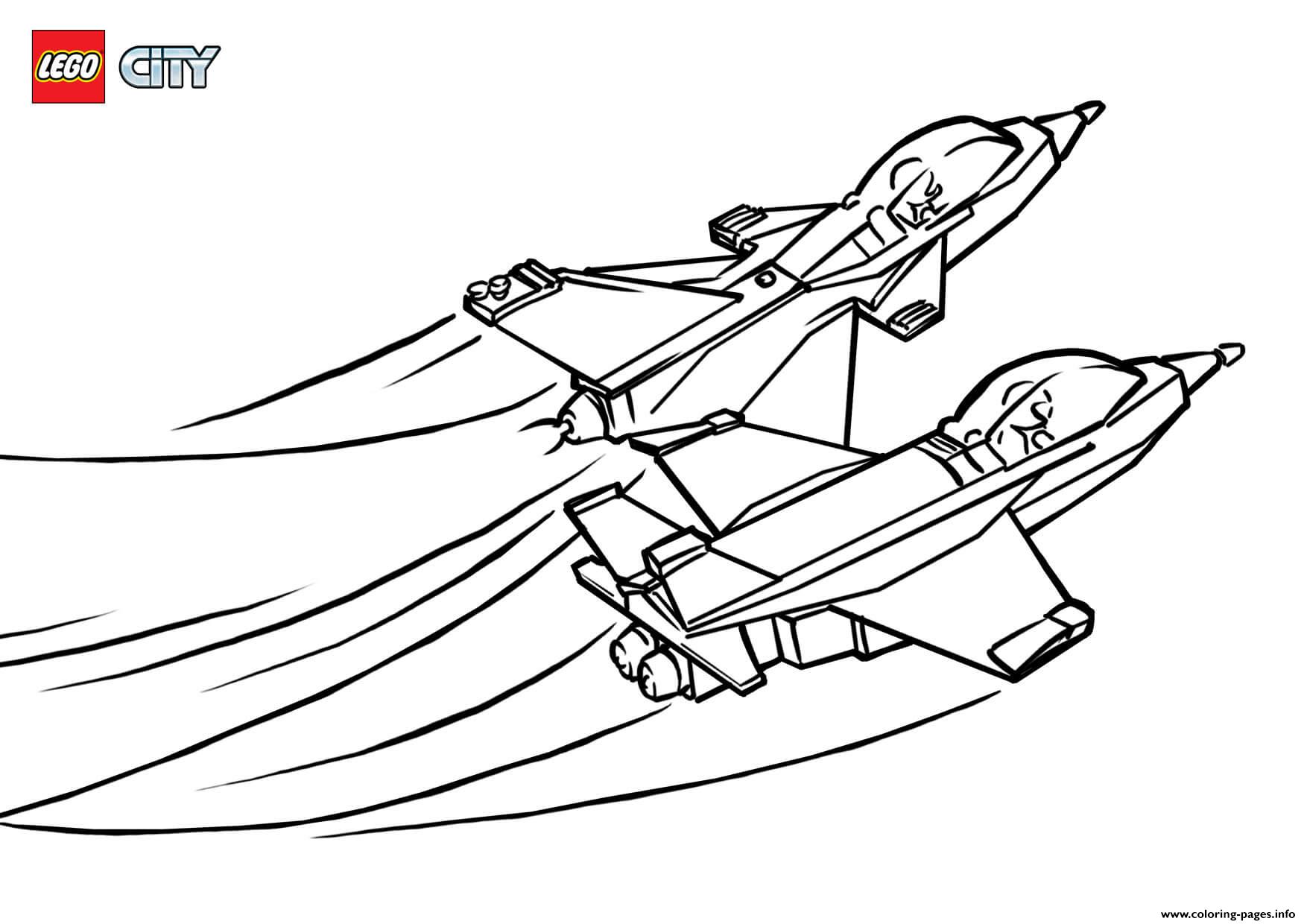 Lego Airplane Coloring Sheet / Lego Airplane Coloring Pages At
