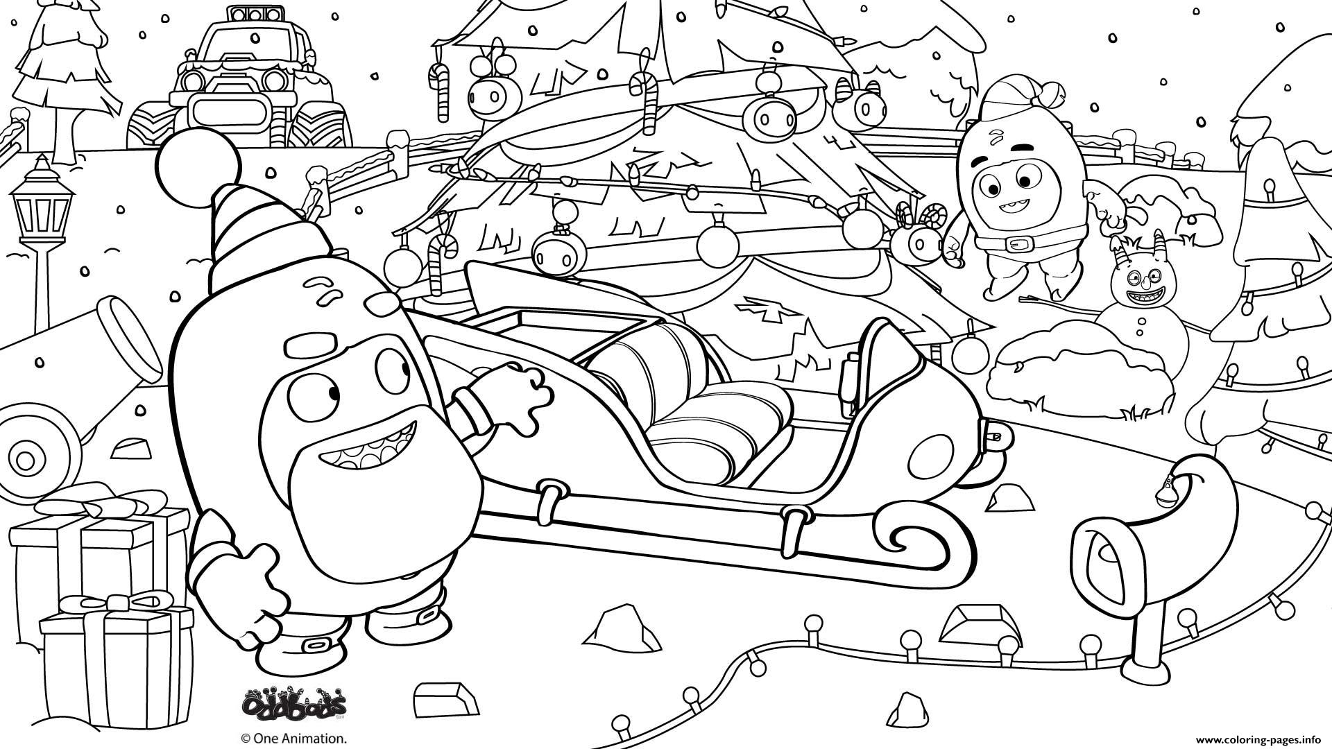 780 Oddbods Coloring Pages Pdf For Free