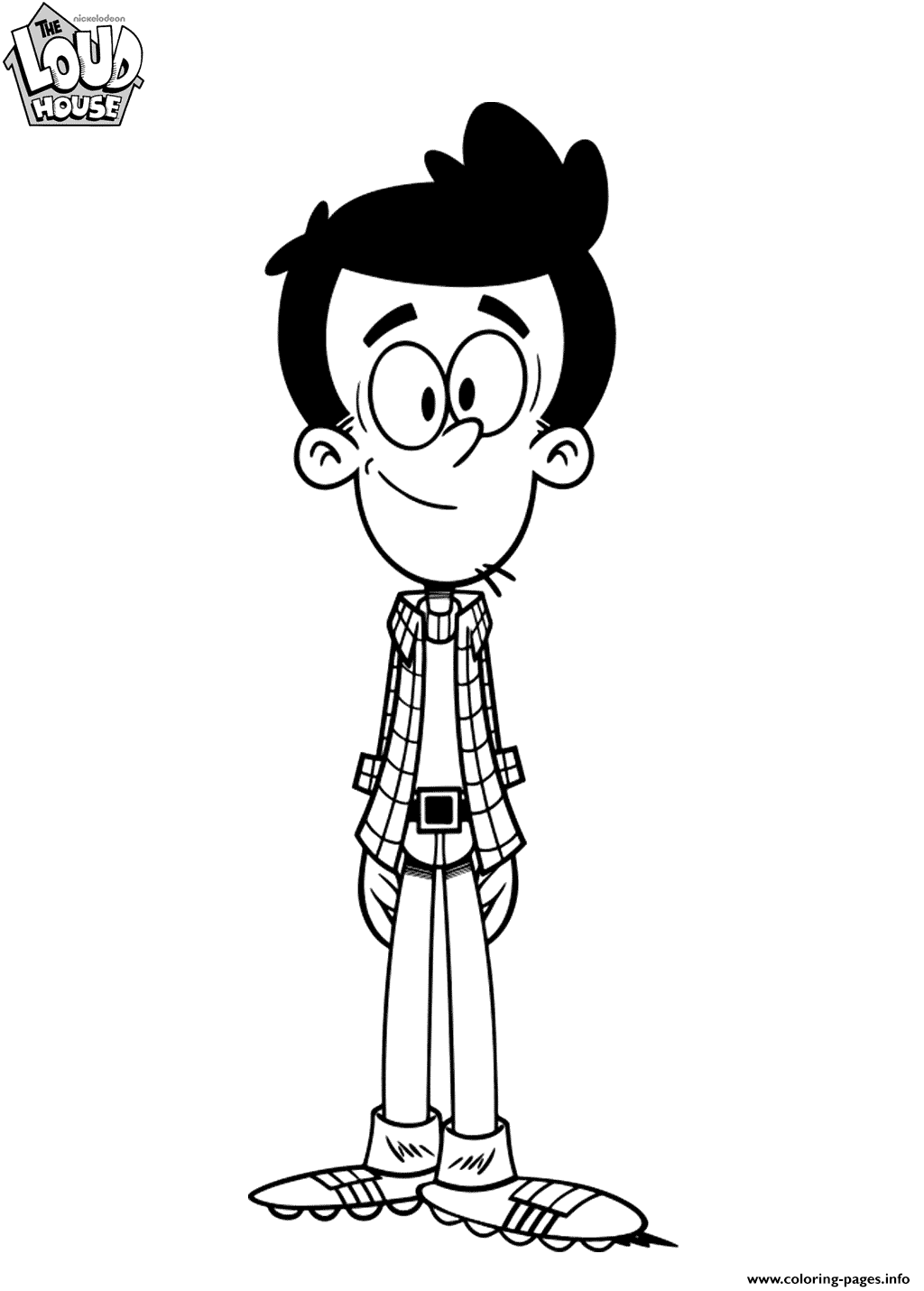 Bobby Loud House Coloring Pages Printable