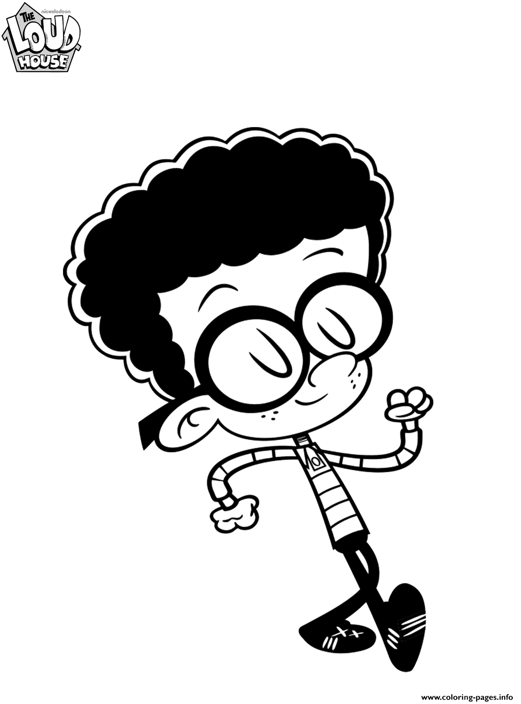 Clyde Loud House Coloring page Printable