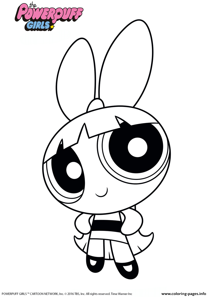 Blossom From Ppg Powerpuff Girls Coloring page Printable