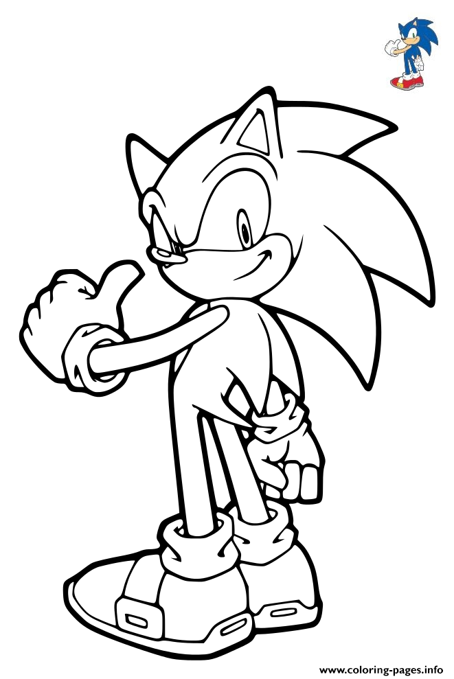 sonic the hedgehog sega coloring pages printable
