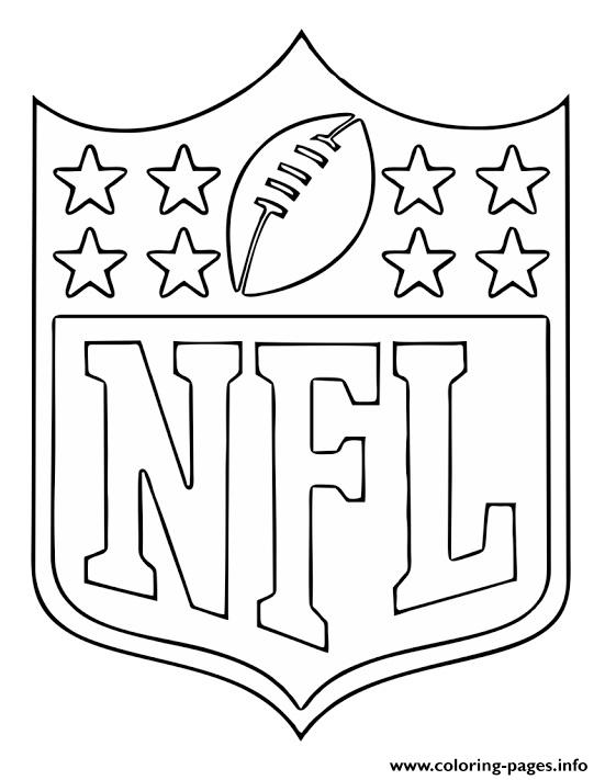 NFL National Football Logo Coloring page Printable