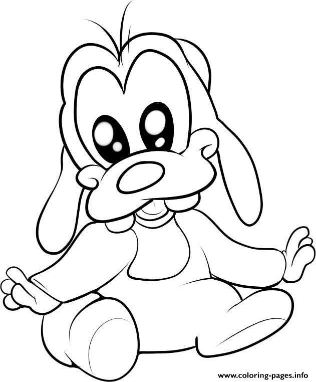 Download Disney Baby Cartoon Coloring Pages Printable