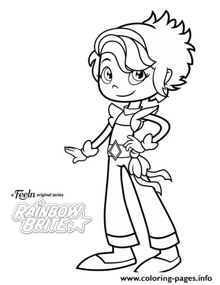 Crayola Rainbow Brite Canary Yellow coloring pages