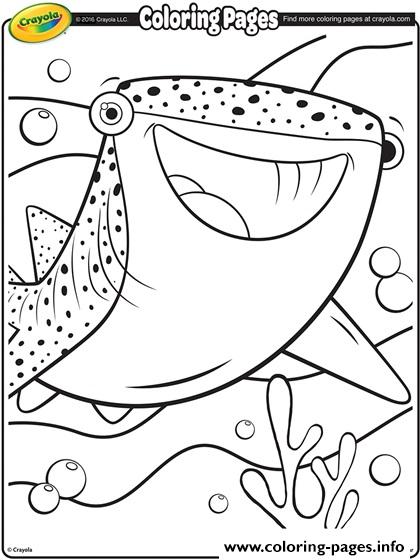 Crayola Finding Dory Destiny coloring pages