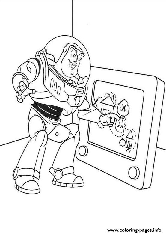 Buzz Are Drawing coloring