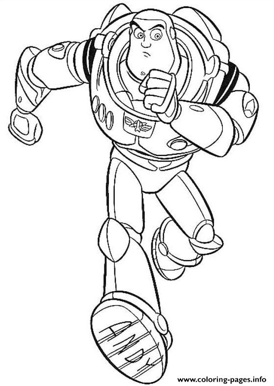 Buzz Is Running coloring