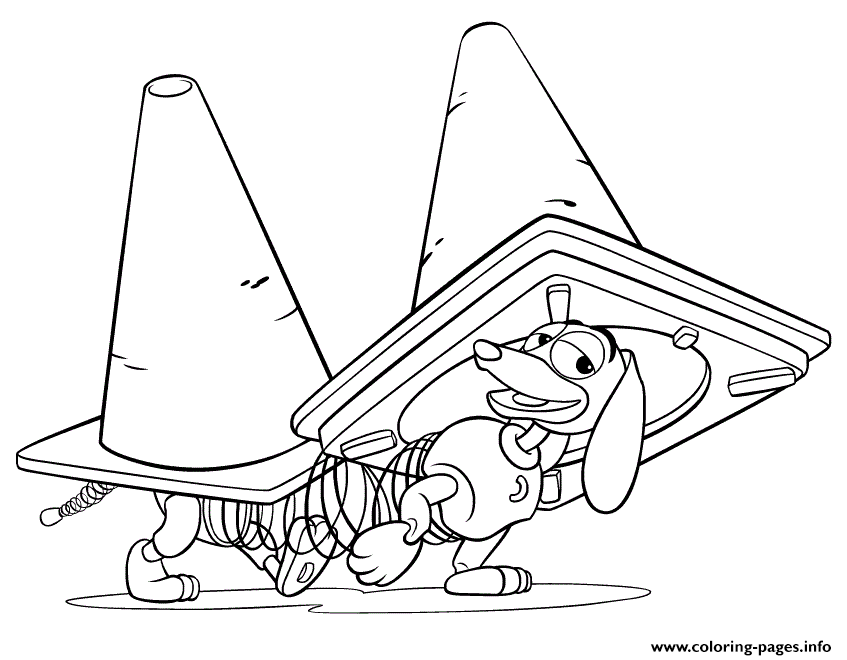 Slinky Dog Toy Story coloring