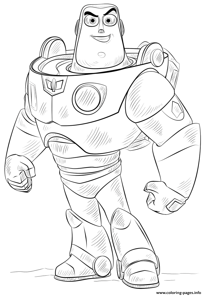 Buzz Lightyear Toy Story Coloring Pages Printable