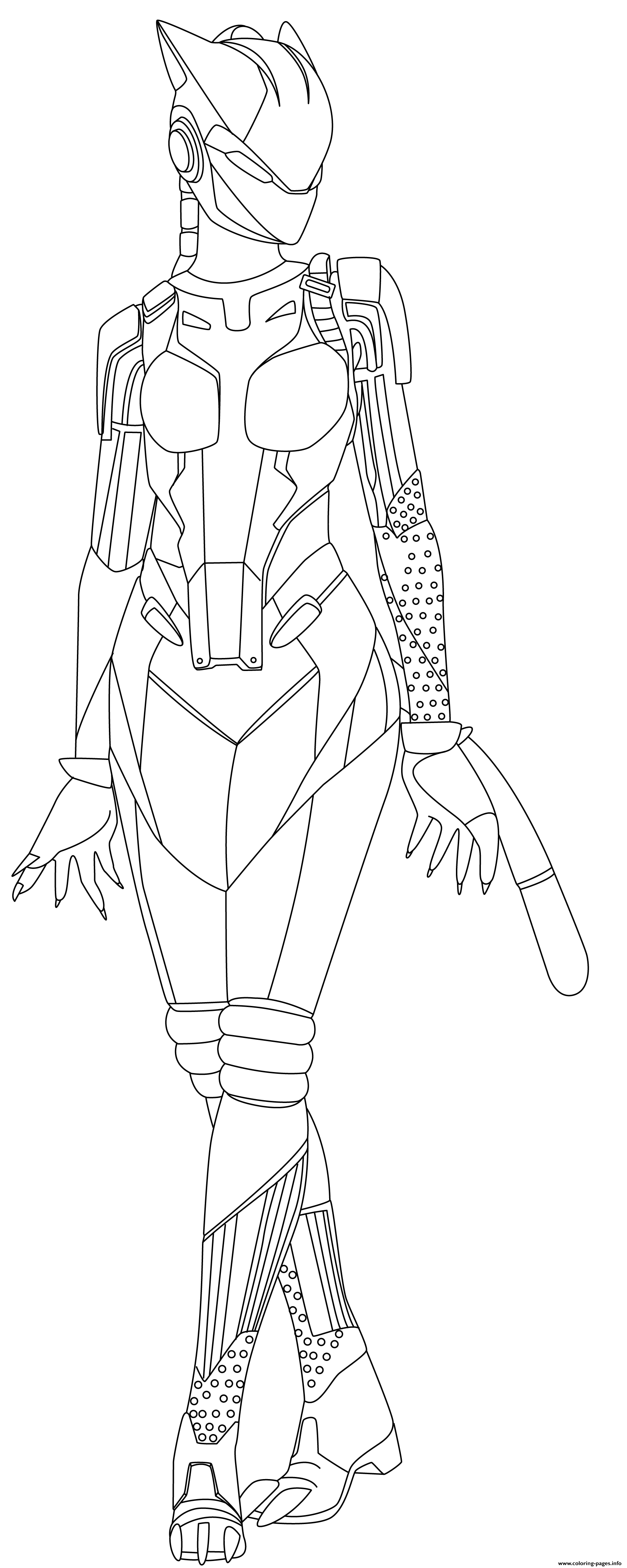 Lynx Fortnite Hd Coloring Pages Printable