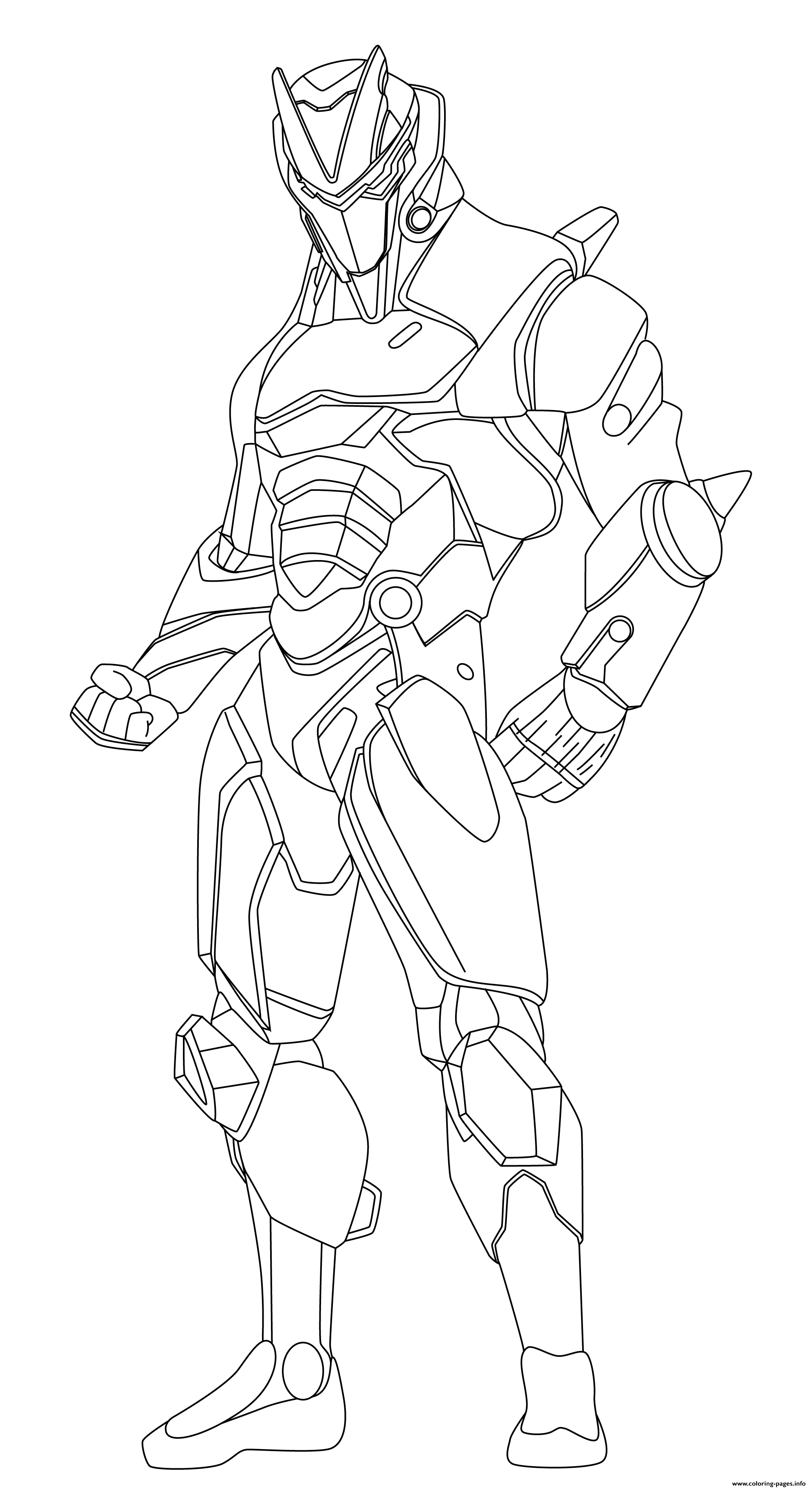 Omega Fortnite Hd Coloring Page Printable