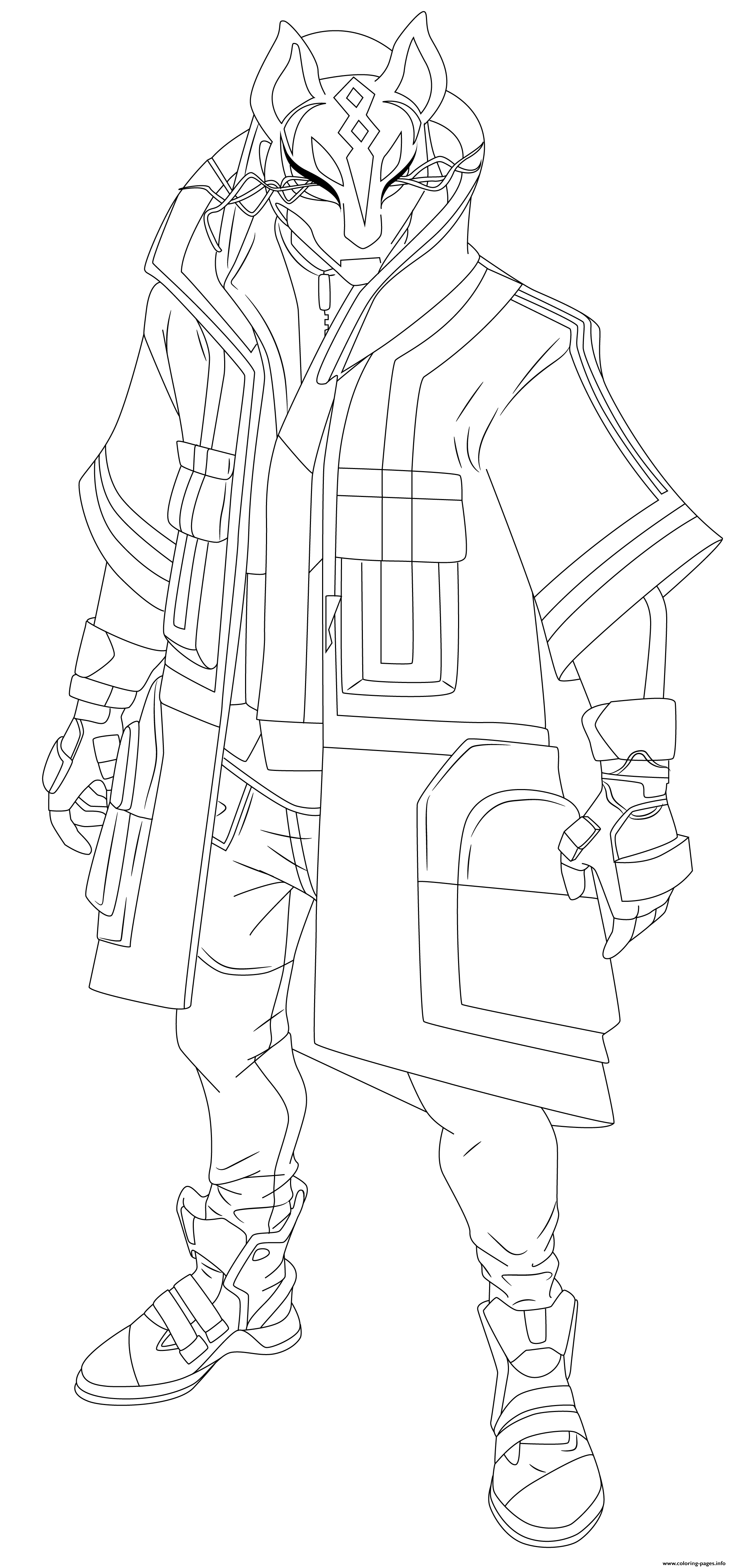 Printable Ninja Coloring Pages