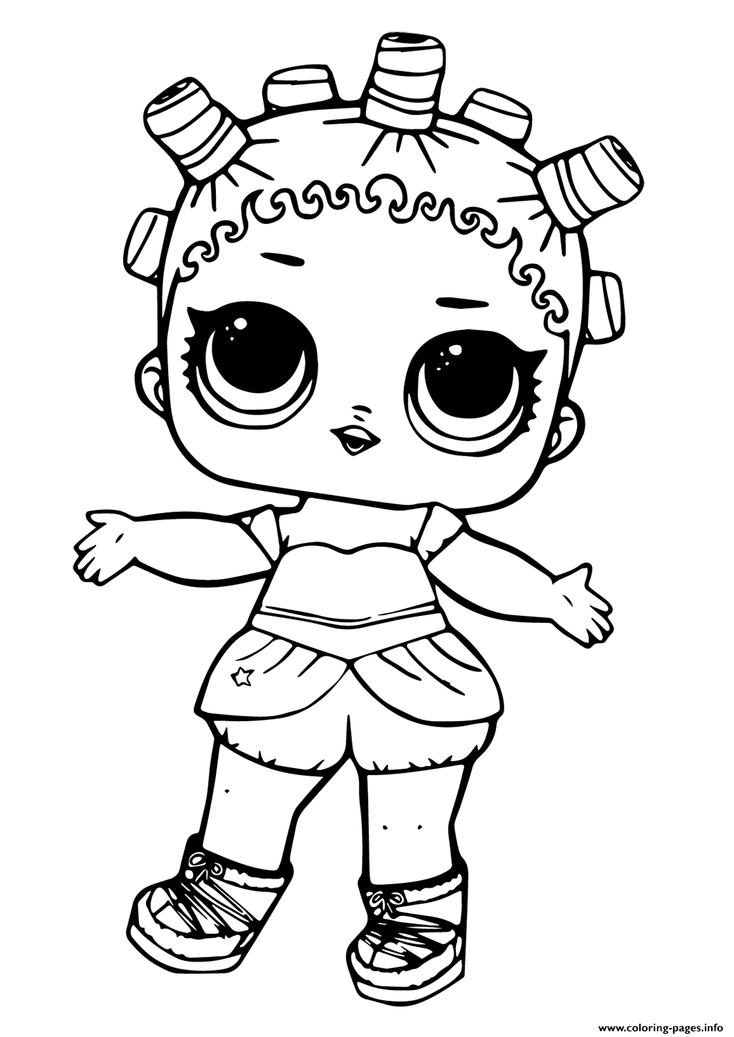 Lol Doll Cosmic Queen Coloring page Printable