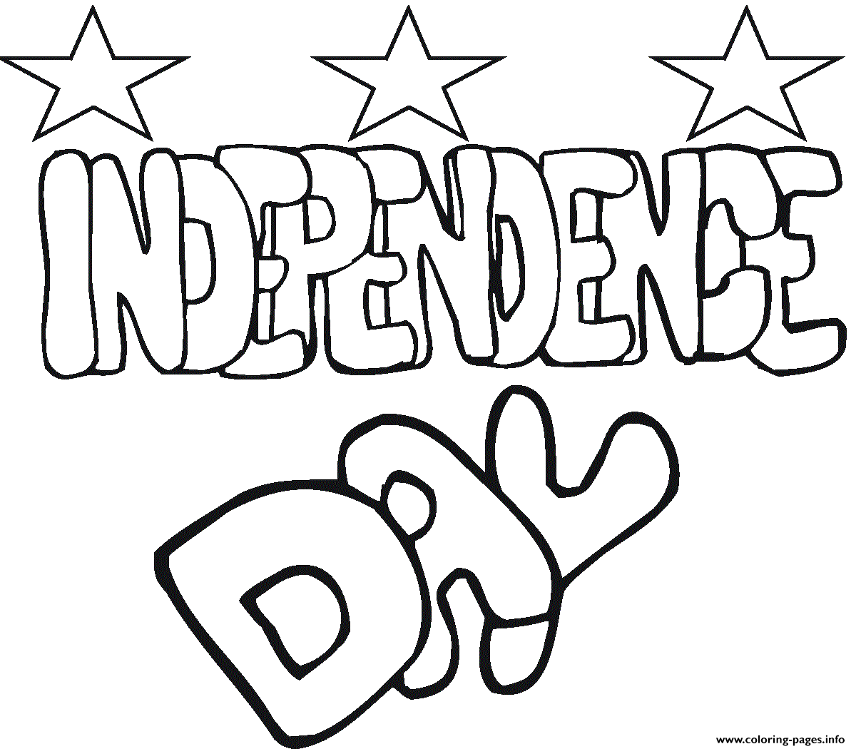 Independence Day 10 coloring