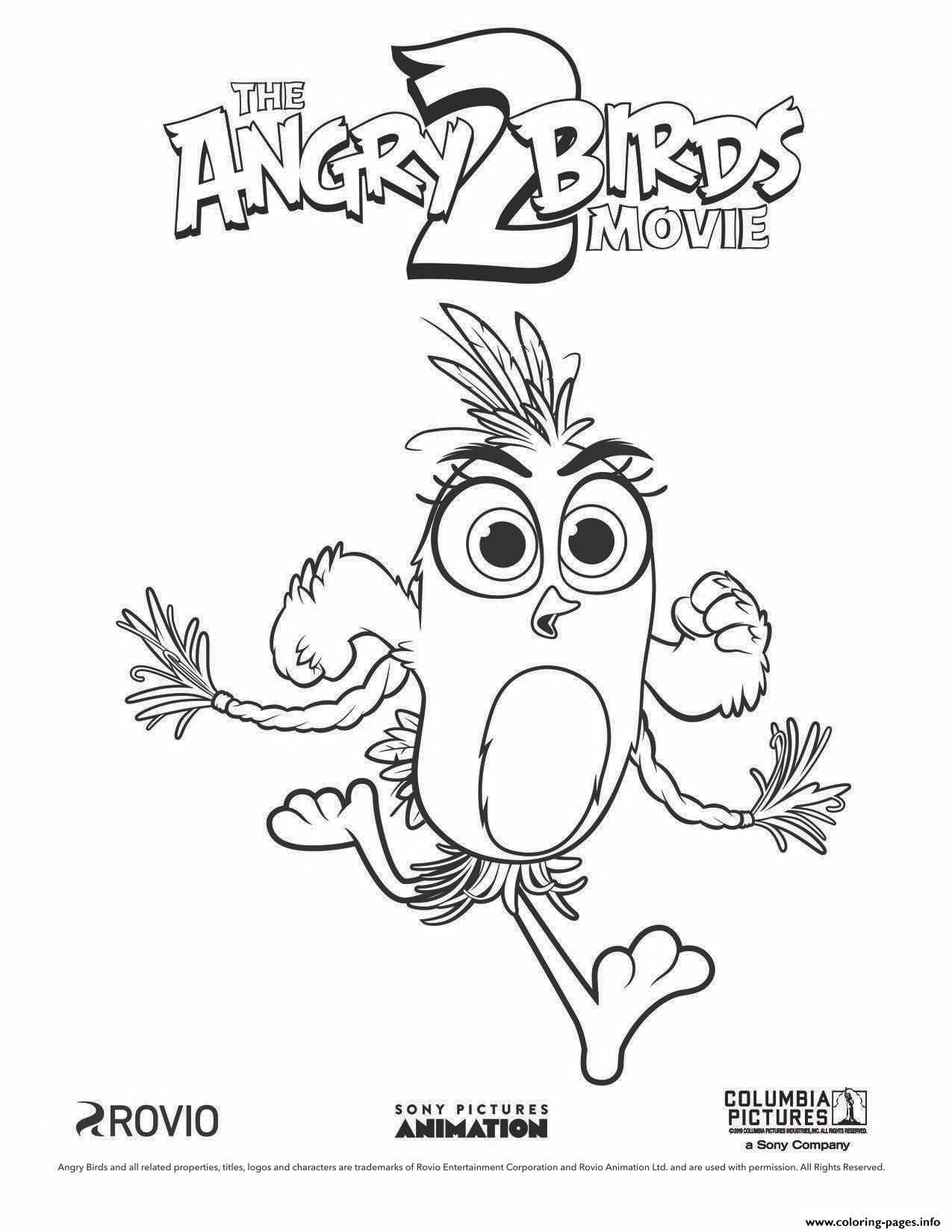 Angry Birds 2 Movie Silver coloring