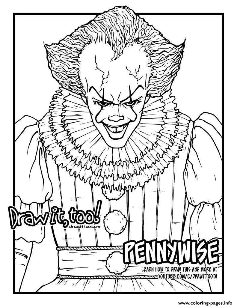 Pennywise Draw It Too coloring