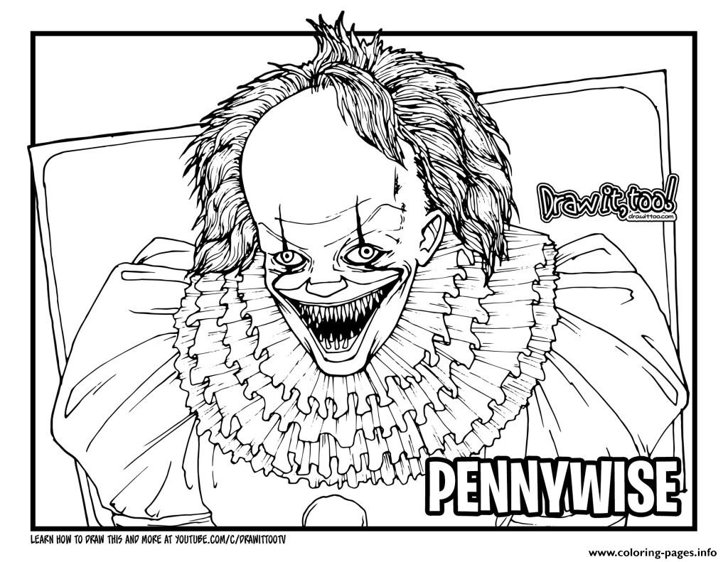 Pennywise With Teeth coloring