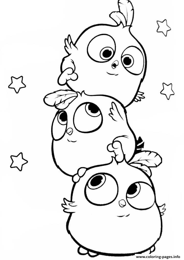 Angry Birds Hatchlings Coloring Pages - Coloring Pages