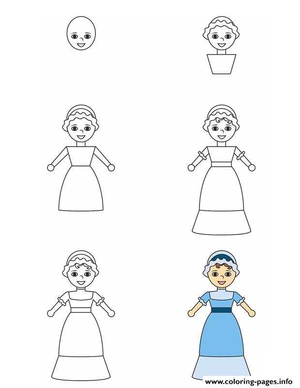 How To Draw Jane Austen coloring