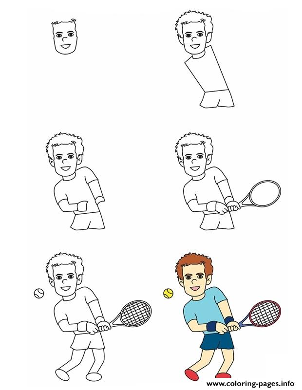 How To Draw Andy Murray coloring
