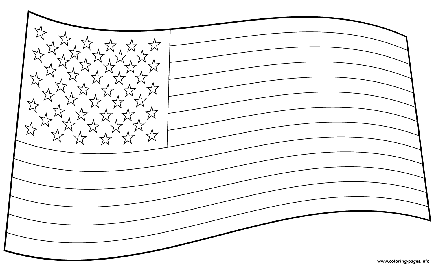 Usa Flag American coloring