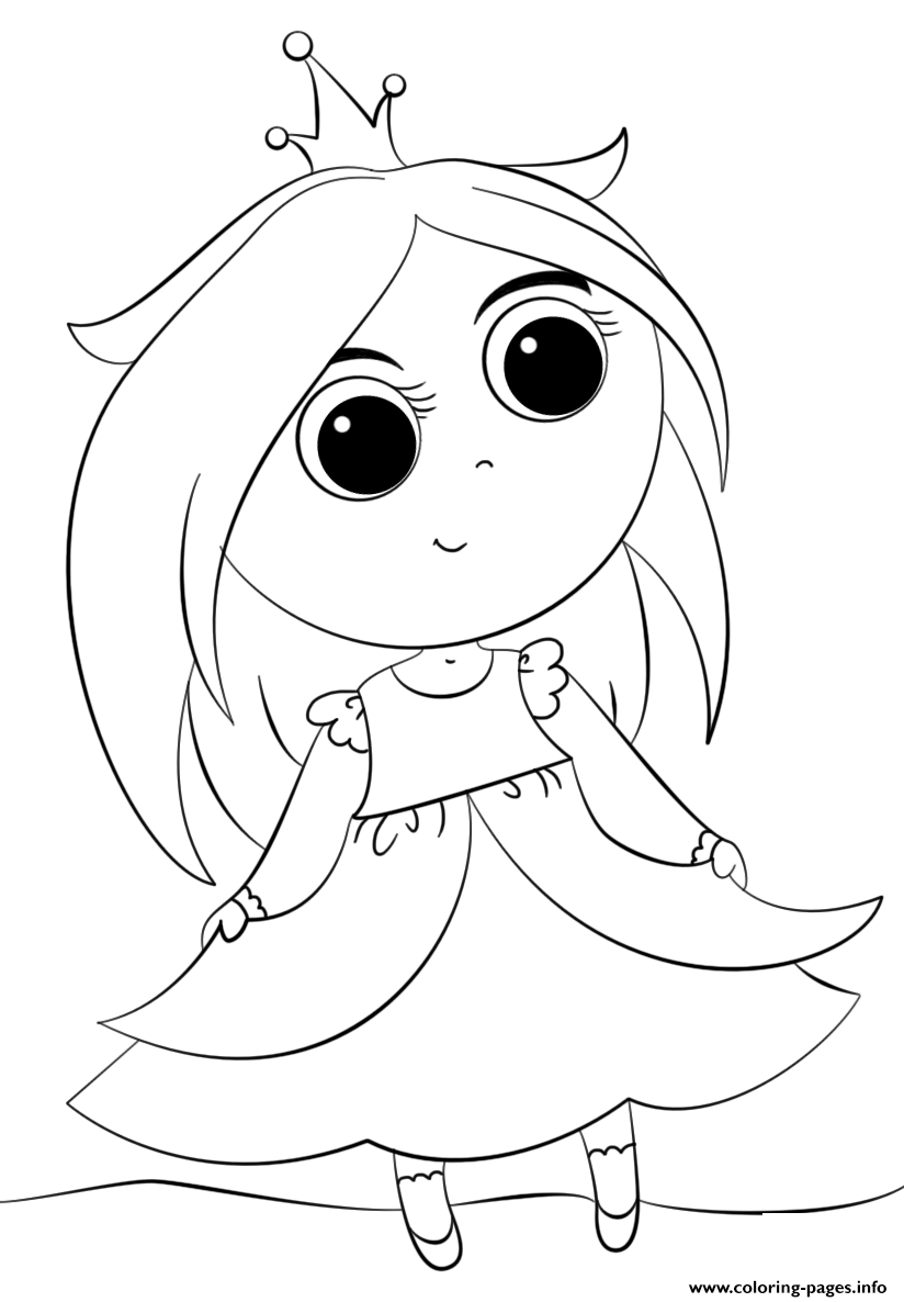 Cute Little Princess coloring