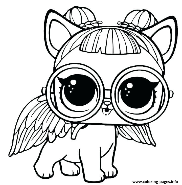 Download LOL Pets Sugar Pup Coloring Pages Printable