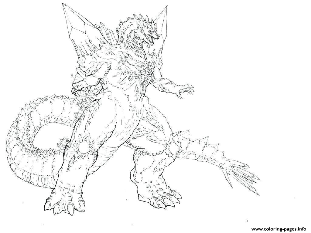 godzilla coloring pages monster