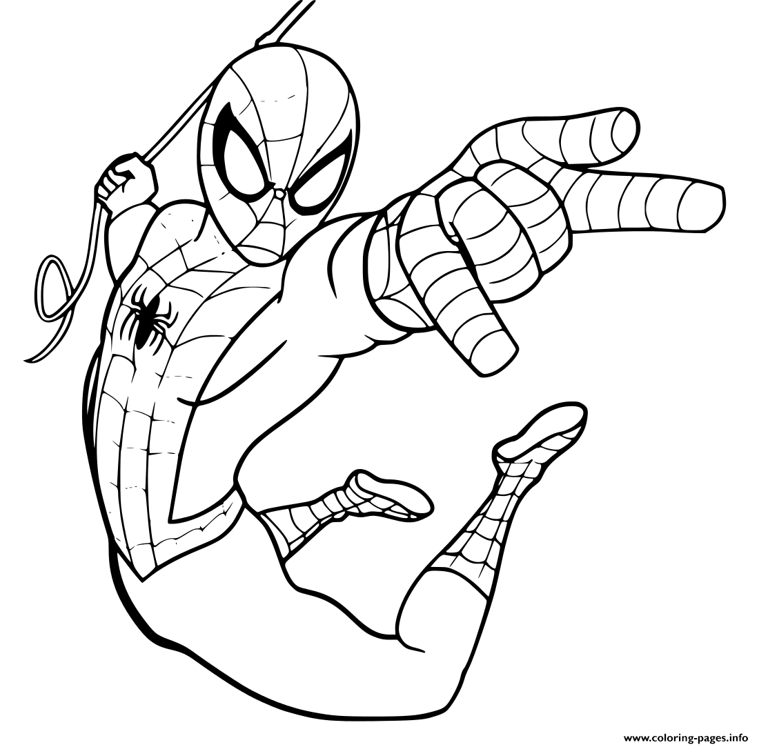 Spiderman In Comic Book Amazing Fantasy Coloring page Printable