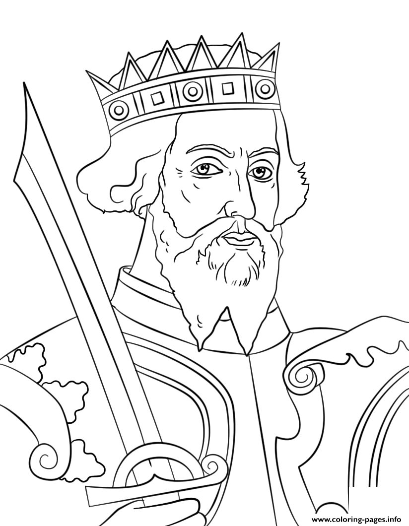 William The Conqueror United Kingdom Coloring Pages Printable