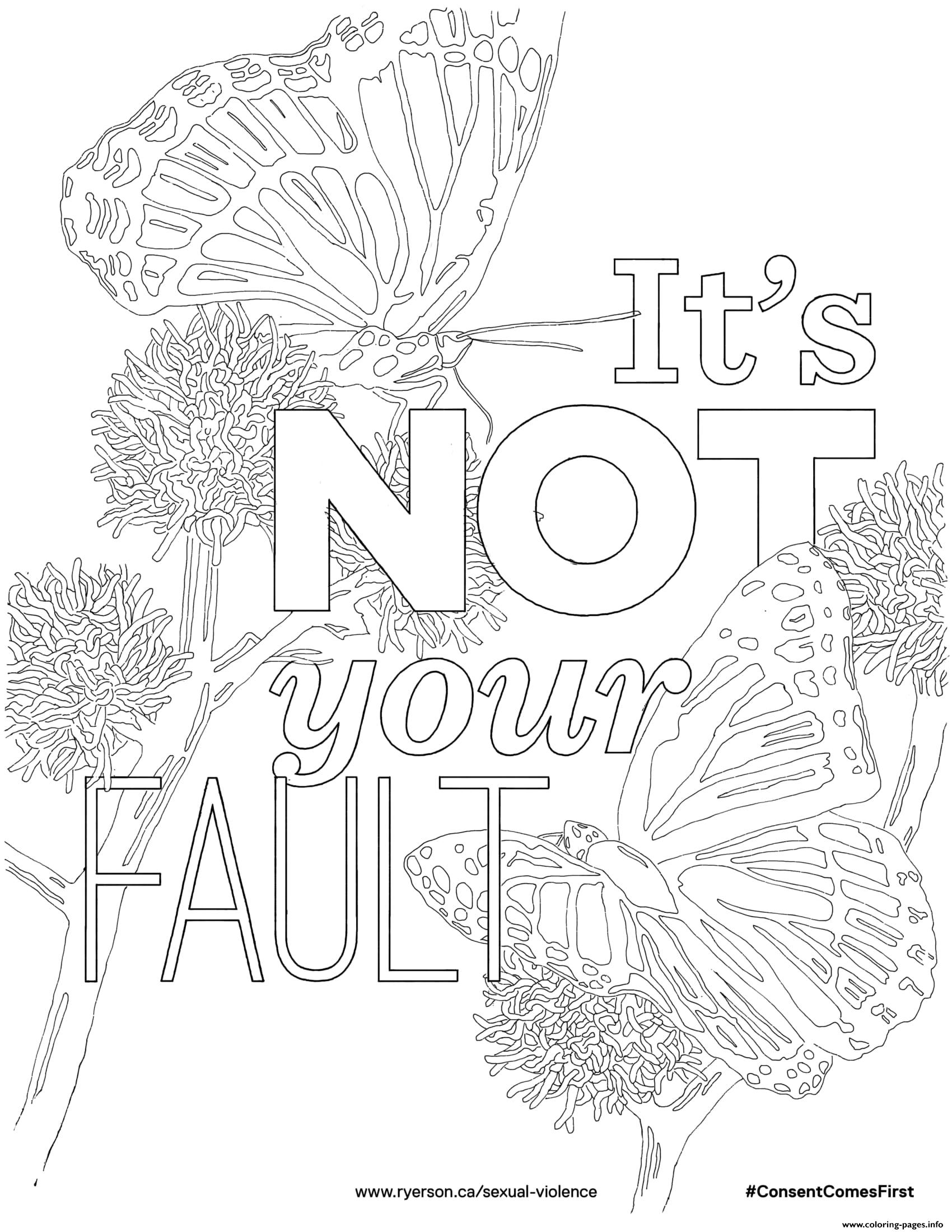 Its Not Your Fault coloring