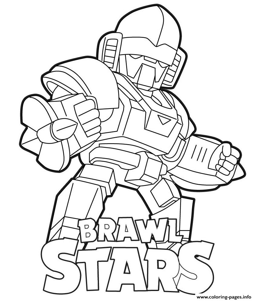Brawl Stars Coloring Pages Carl Coloring And Drawing - imagens para colorir de brawl stars do cary