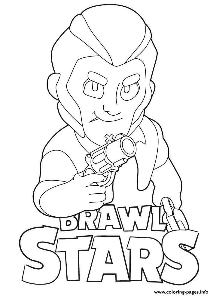 Colt Brawl Stars Coloring Pages Printable - bull brawl stars coloring page
