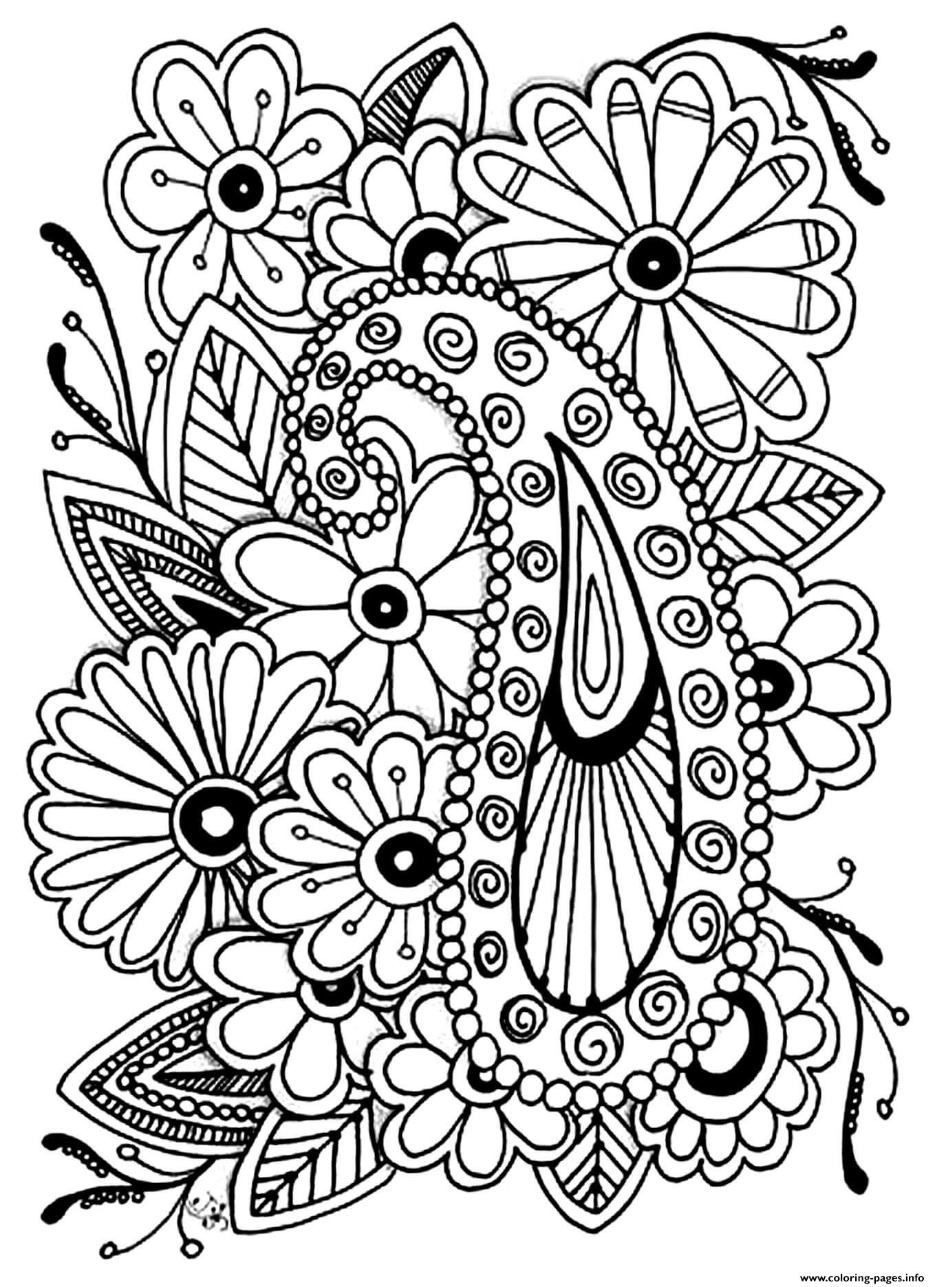 Pretty Design Coloring Page