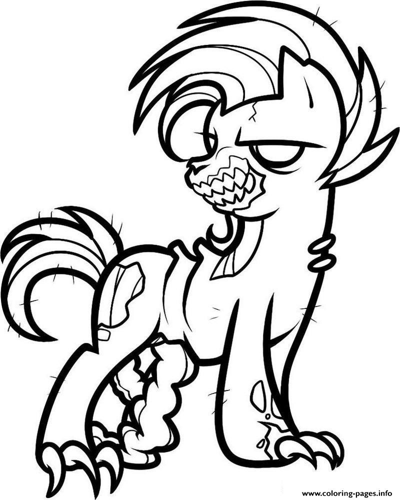 My Little Pony Zombie coloring