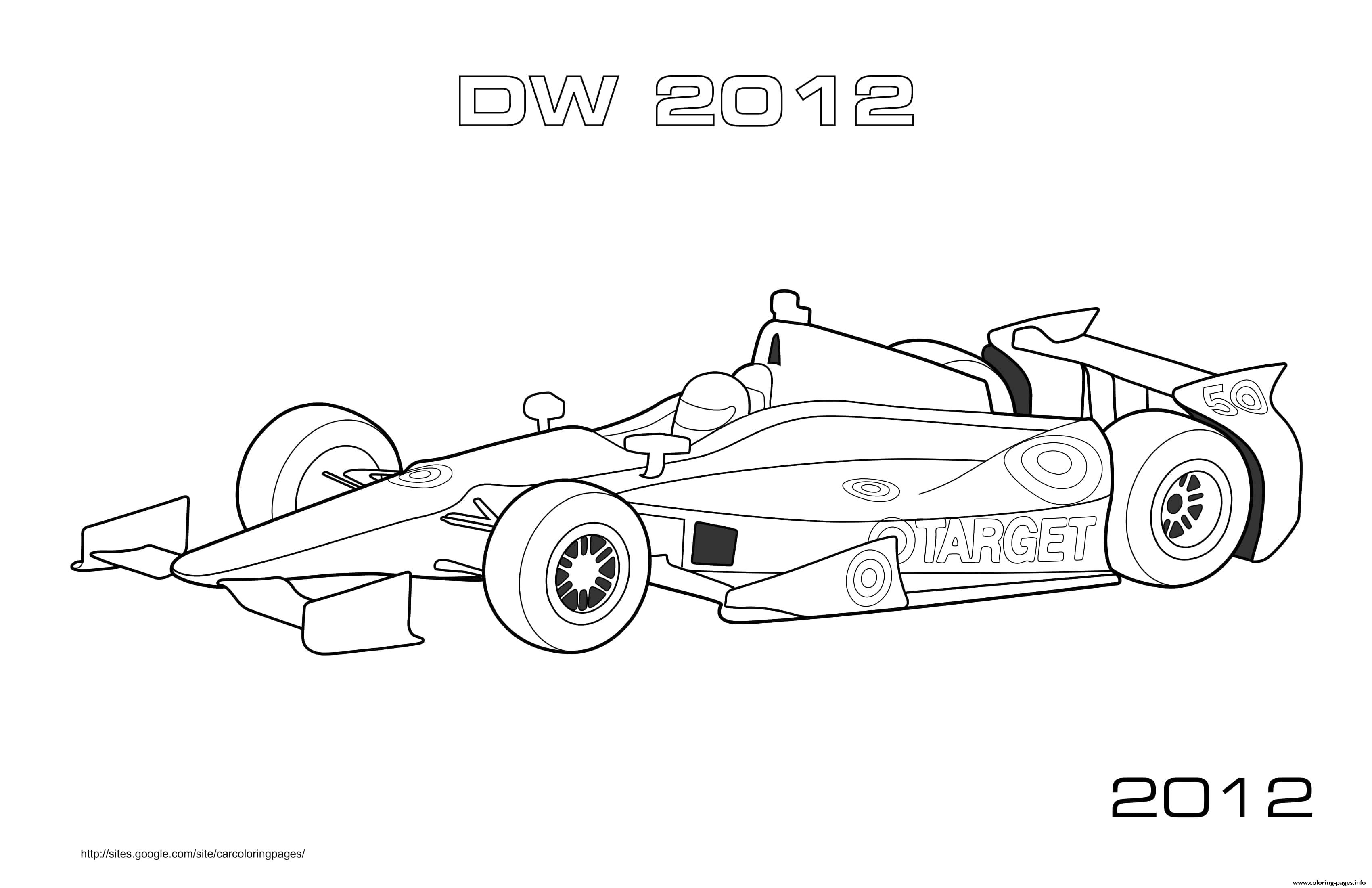 F1 Dw 2012 coloring