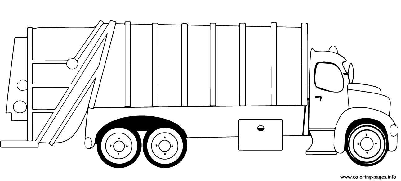 Garbage Truck coloring