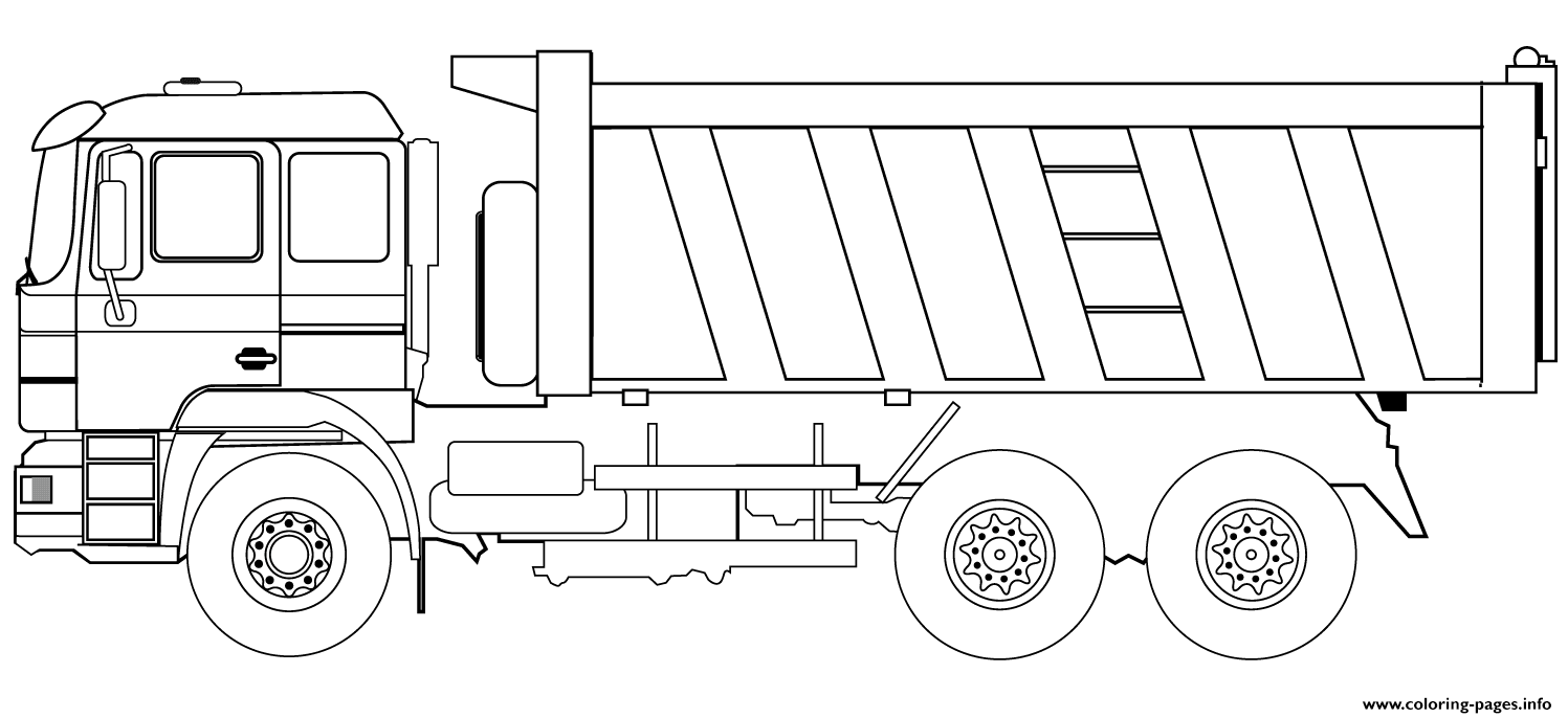 Dump Truck coloring