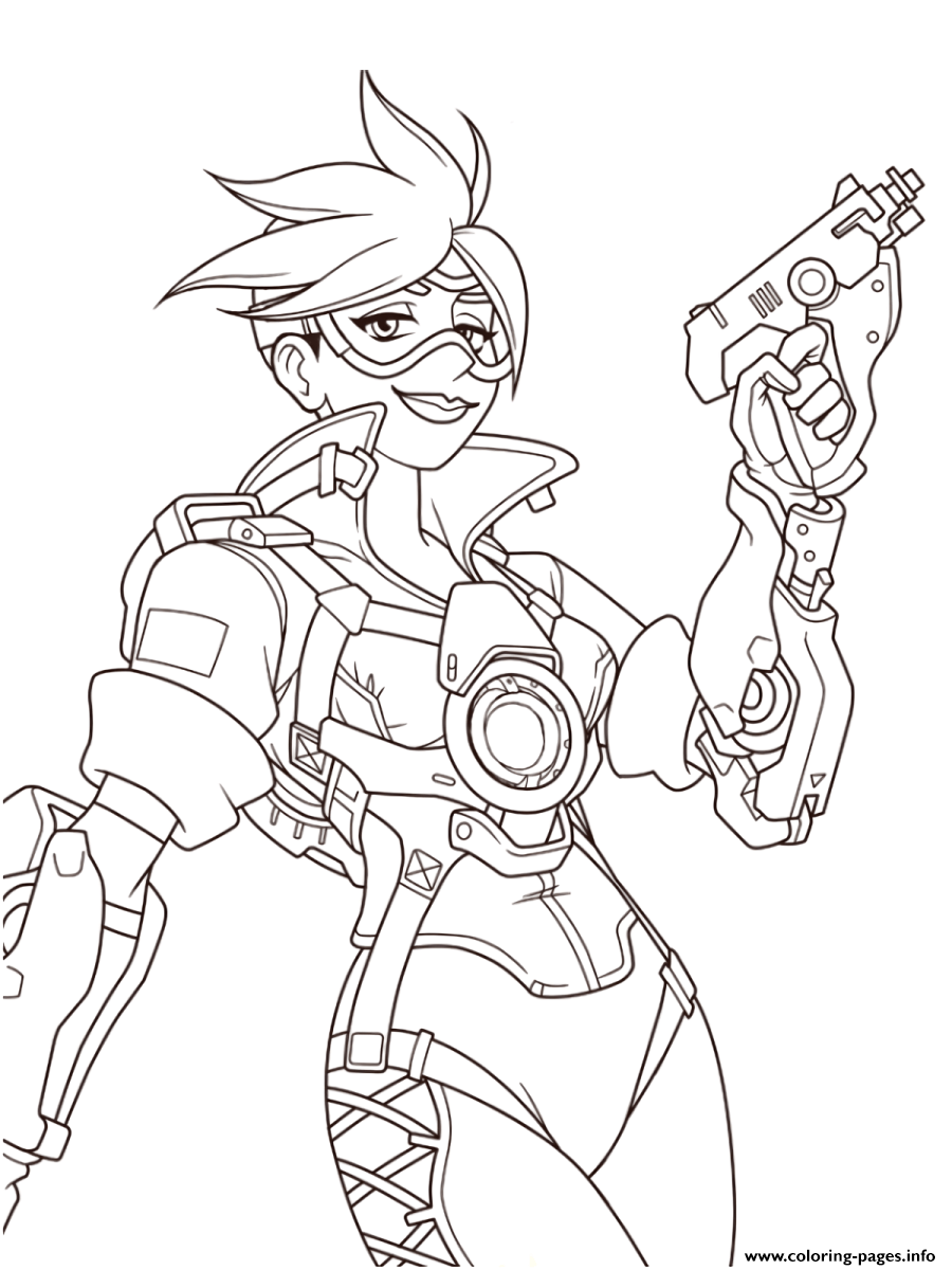 Overwatch Tracer Role Damage coloring