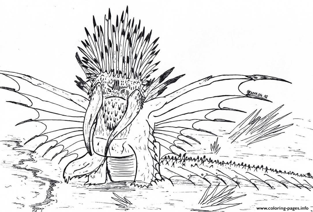 Download Dragos Bewilderbeast Dragon Coloring Pages Printable