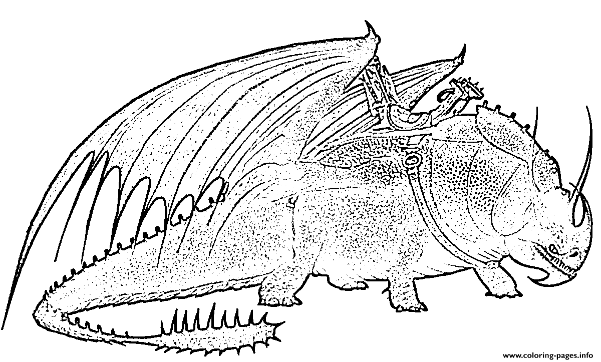 Download Skullcrusher Dragon Coloring Pages Printable