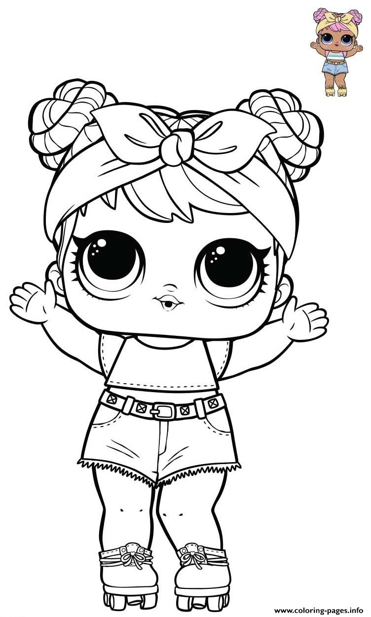 Download Dawn Lol Doll From Opposites Bluc Series 3 Wave Coloring Pages Printable