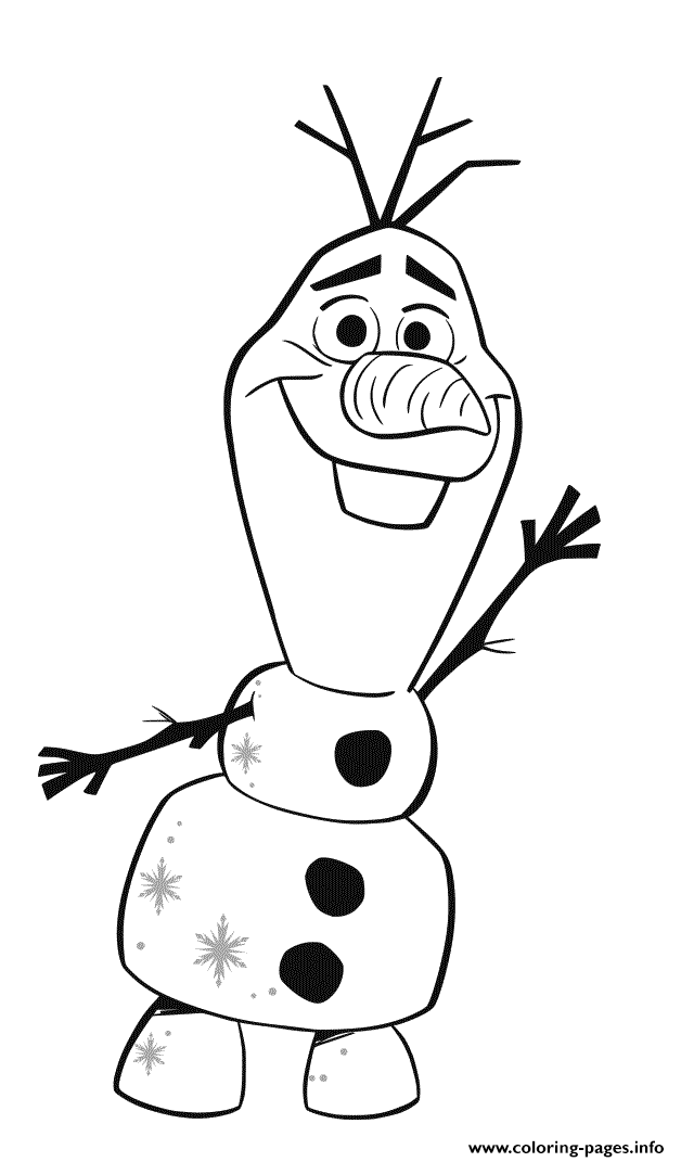 New Olaf coloring
